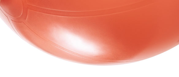 orange exercise ball