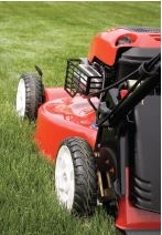 Red Lawn Mower