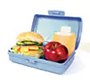 lunch box with food inside