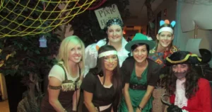 Melaleuca Employees dressed up for Halloween