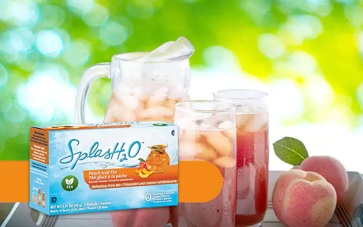 SplasH2O® Peach Iced Tea