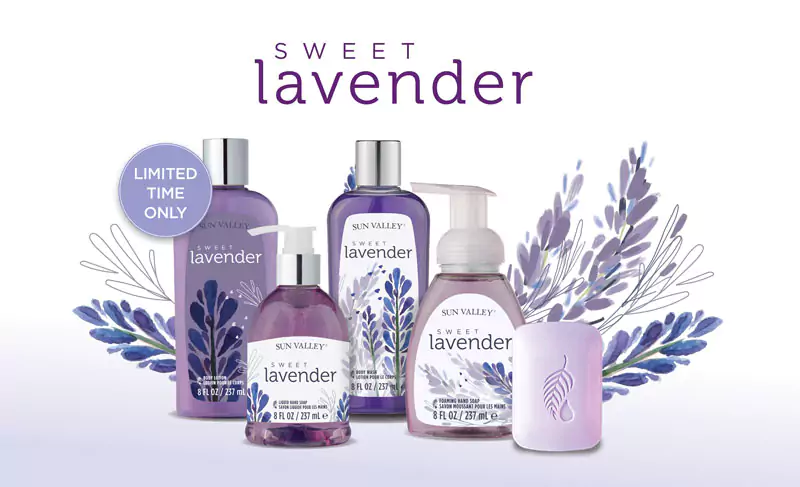 new limited time sun valley sweet lavender sent