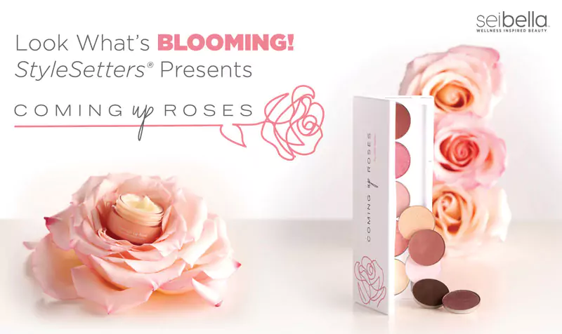 loo what's blooming StyleSetters presents coming up roses eyeshadow pallet
