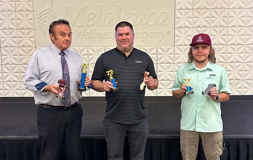 Melaleuca Pinewood Derby  winners