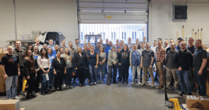 Melaleuca Employ group volunteering at local food bank