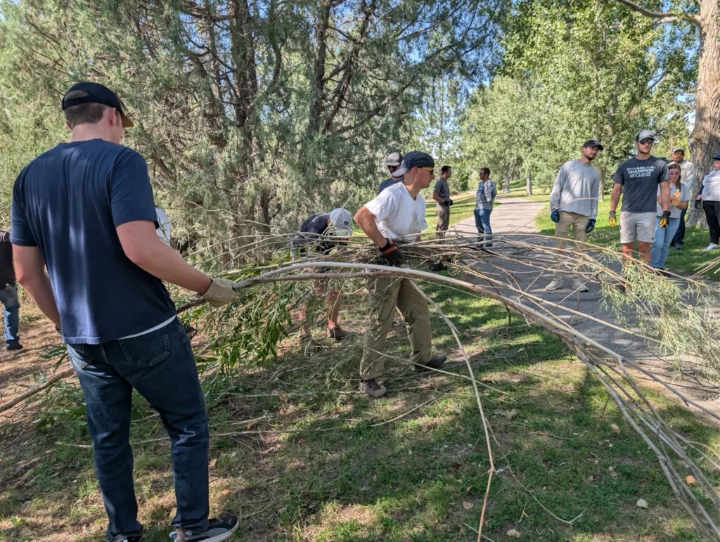 Idaho Falls River Walk cleanup